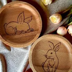 Деревянные тарелочки диаметром 12 см применение