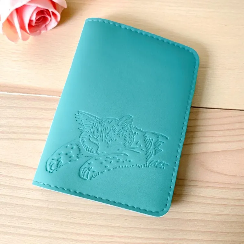 Обложка на паспорт тиффани с котиком