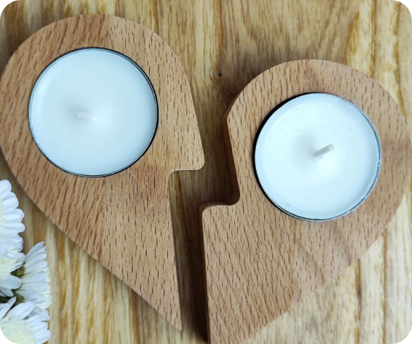 Подсвечники DOUBLE HEARTS